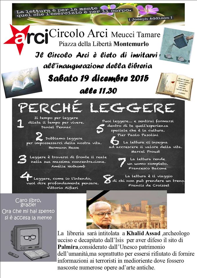 Biblioteca Tamare inaugurazione