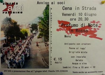 Paperino cena in strada