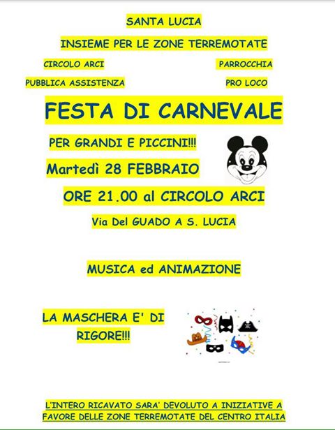 Festa carnevale santa lucia