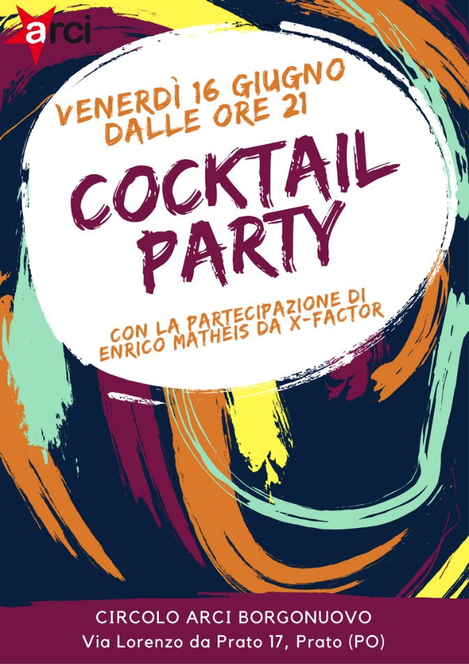 Volantino cocktail party borgonuovo