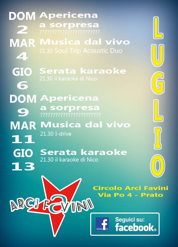 Volantino A6 luglio