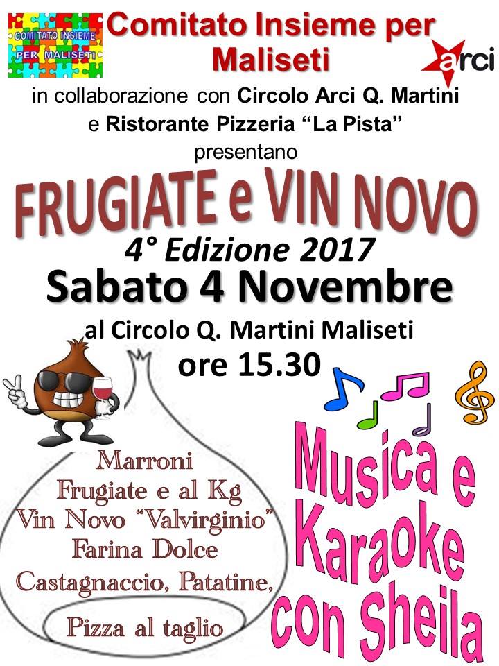 Frugiate e vin novo maliseti
