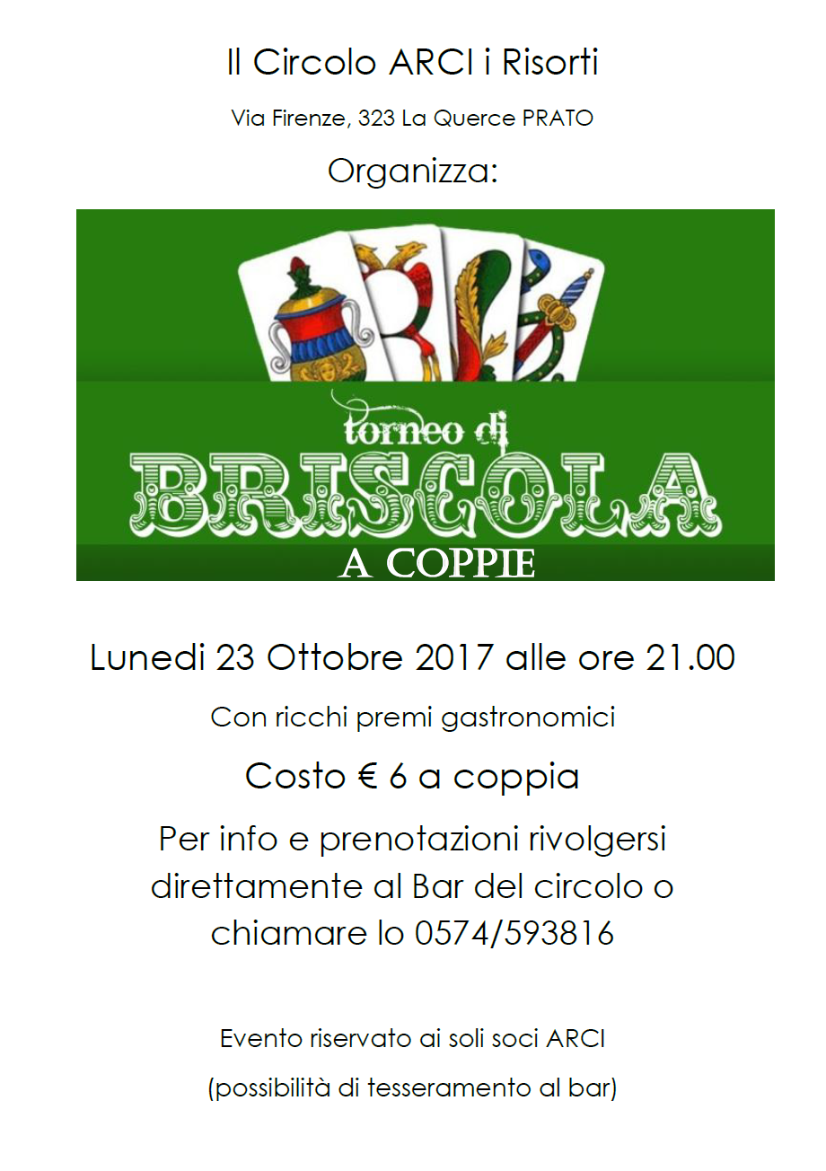 Torneo briscola i risorti