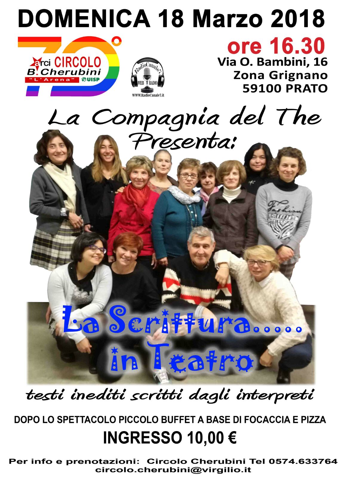 Cherubini spettacolo 18 marzo