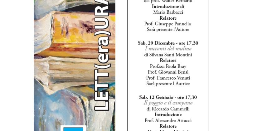 Circolo di lettura coiano appuntamenti dic18 gen19