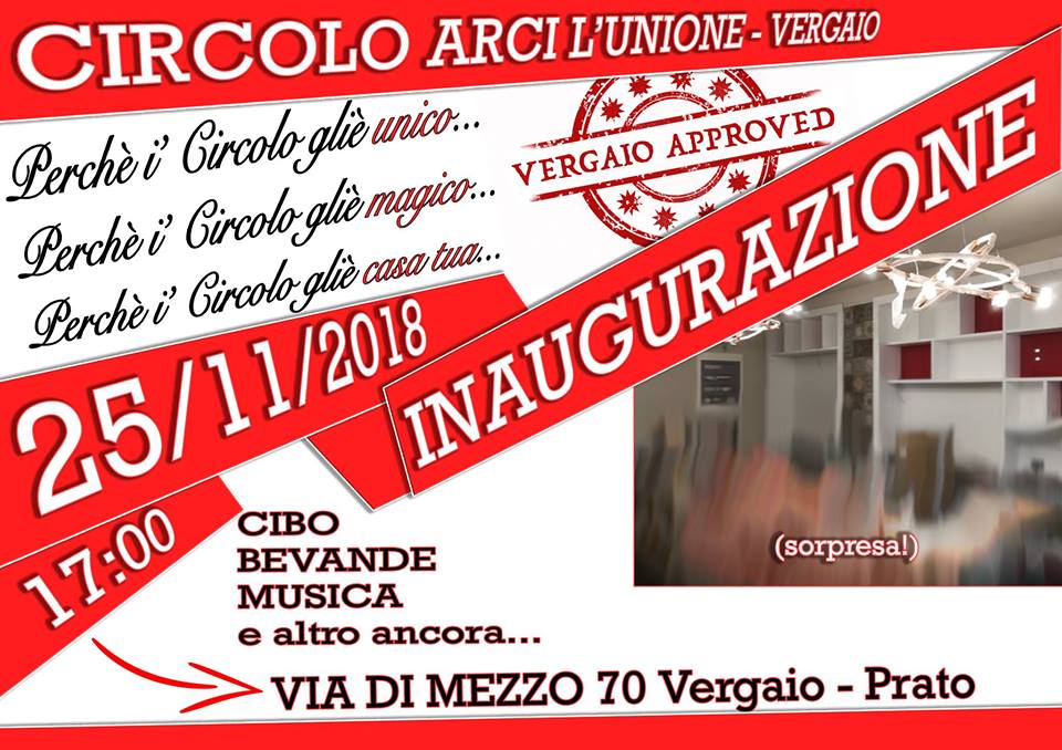 Inaugurazione circolo vergaio