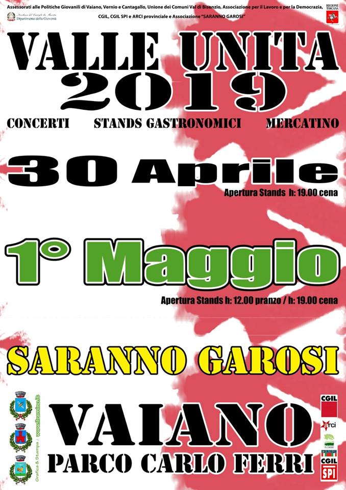 1 maggio 2019 vaiano