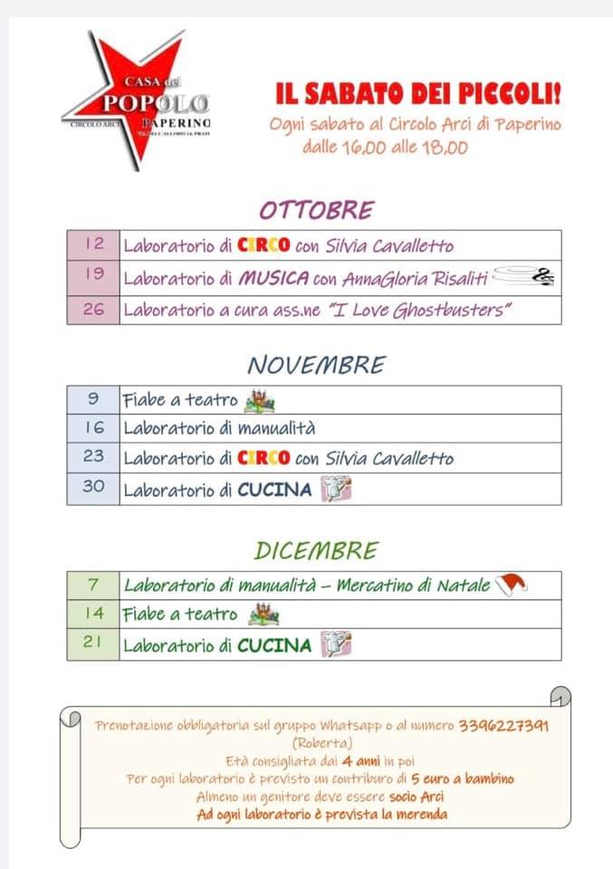 Sabato dei piccoli paperino 2019