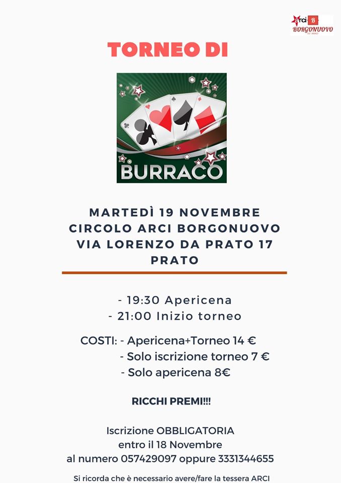 Burraco a borgonuovo