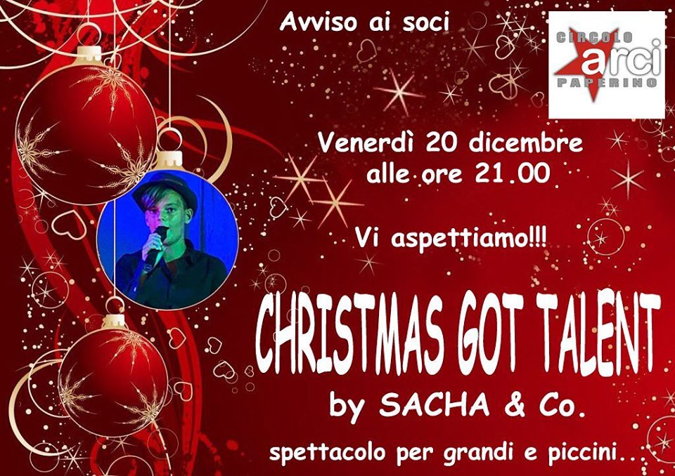 20 DICEMBRE PAPERINO TALENT