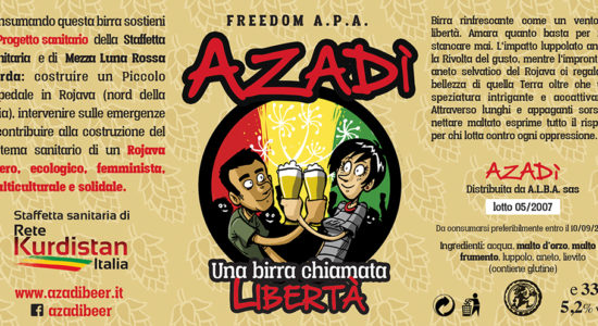 Azadi etichetta estesa