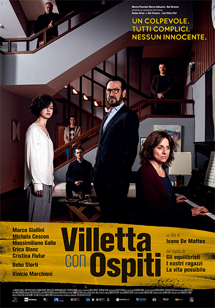 Locandina villetta con ospiti