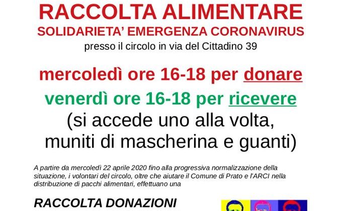 Raccolta alimenti ballerini