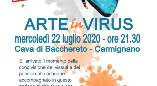 ARTE IN VIRUS volantino