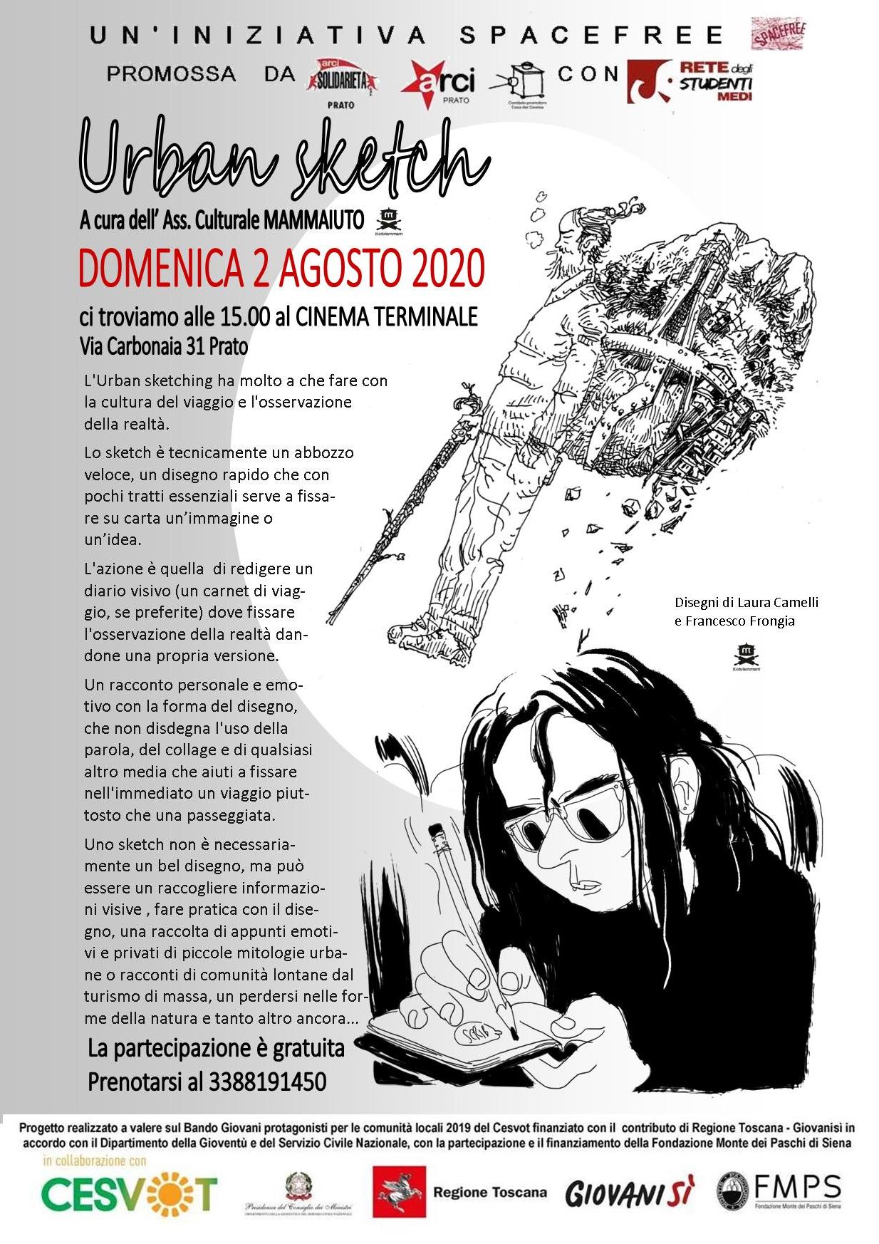 BOZZA VOLANTINO URBAN SKETCH