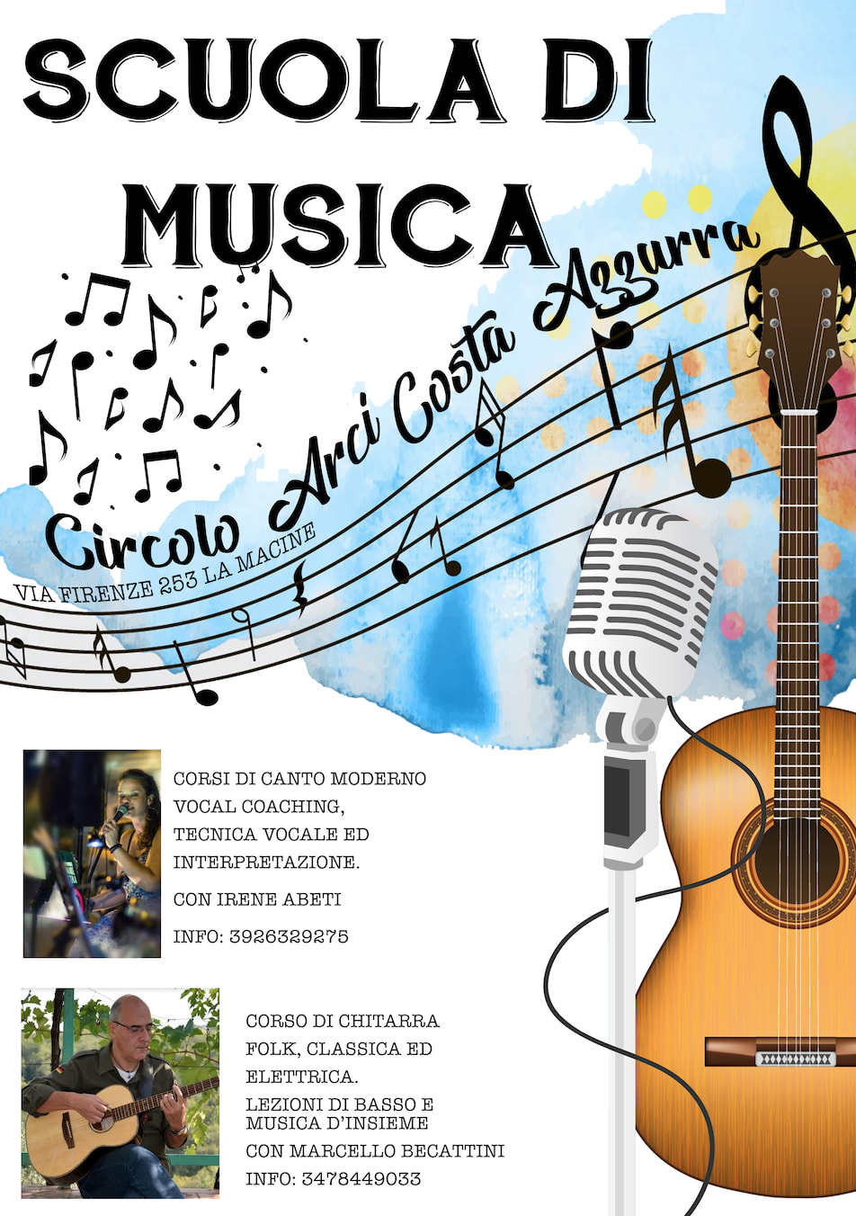 Corsi di musica costa azzurra