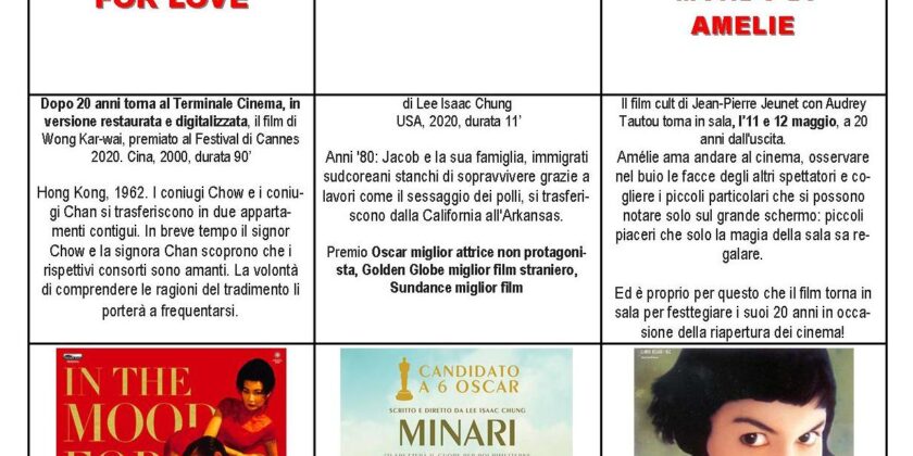 PROGRAMMAZIONE APERTURA 2021 fronte