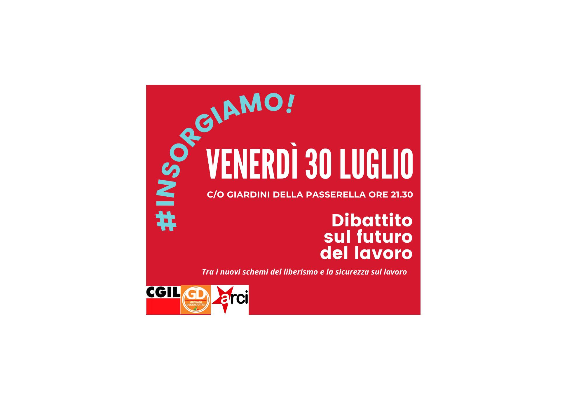 Insorgiamo passerella venerdì 23 luglio