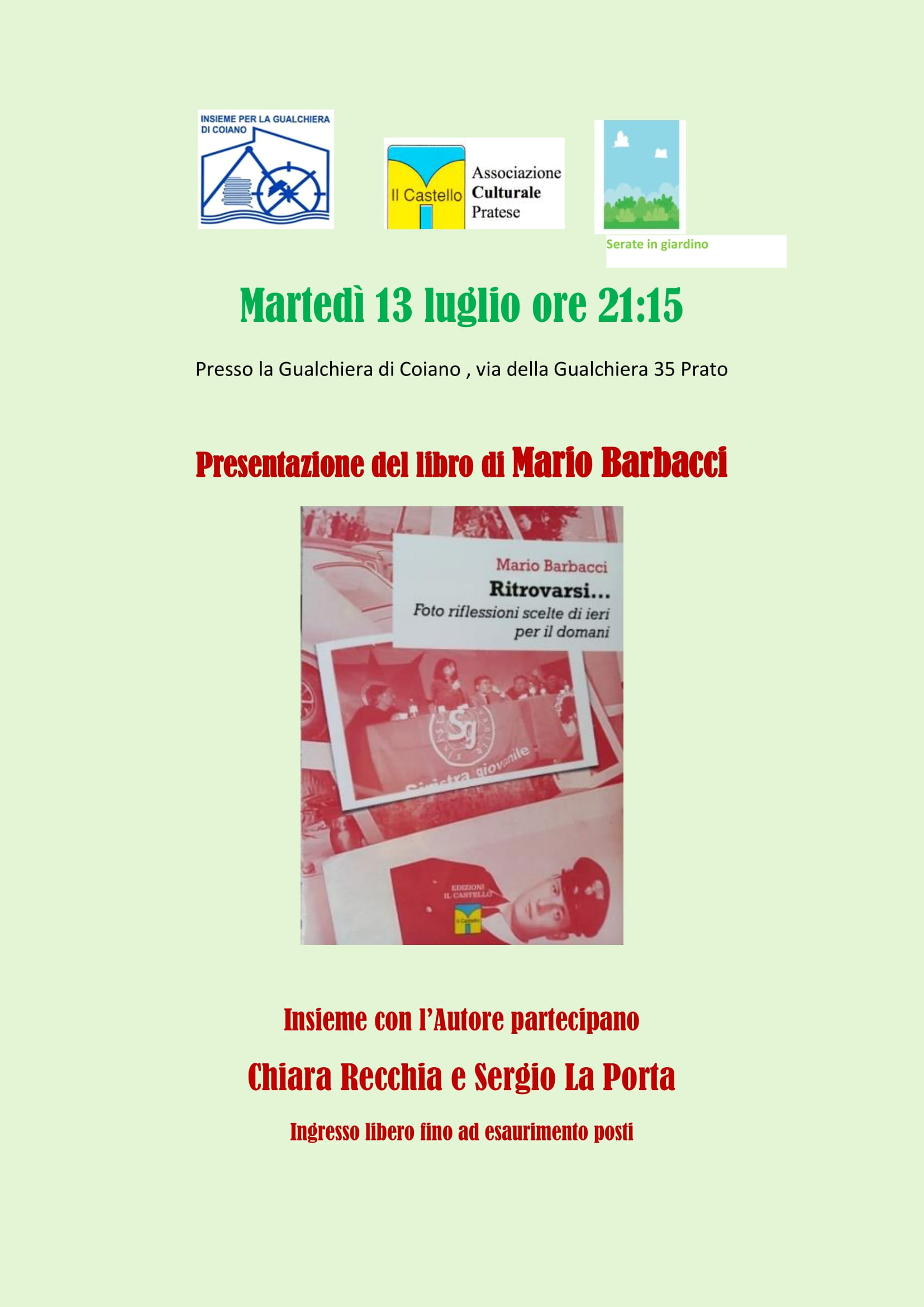 Presentazione libro Mario Barbacci