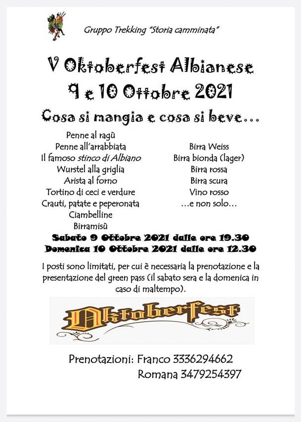 OKTOBERFEST ALBIANESE