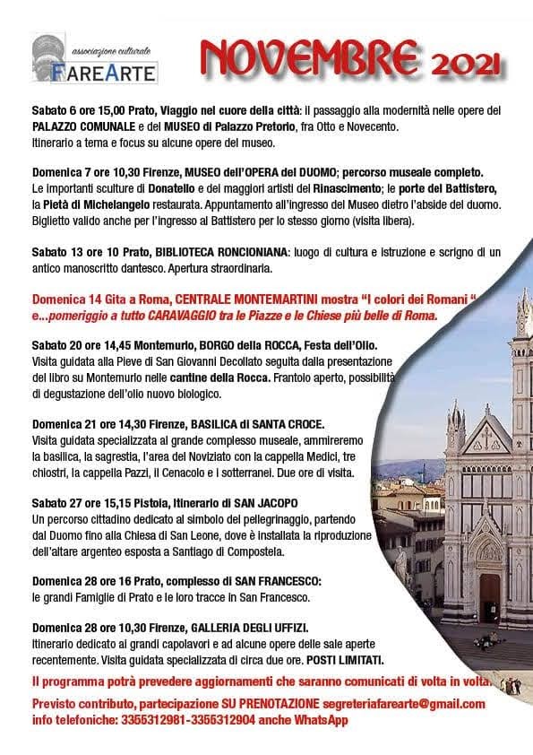 Fare arte novembre