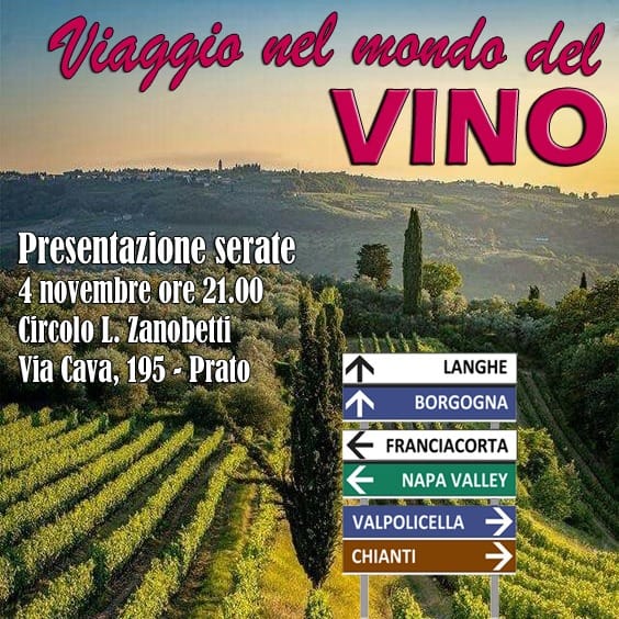 Viaggio nel mondo del vino zanobetti 4 novembre