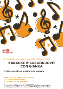 Karaoke @ Borgonuovo Gianka 11 Dicembre 2021D