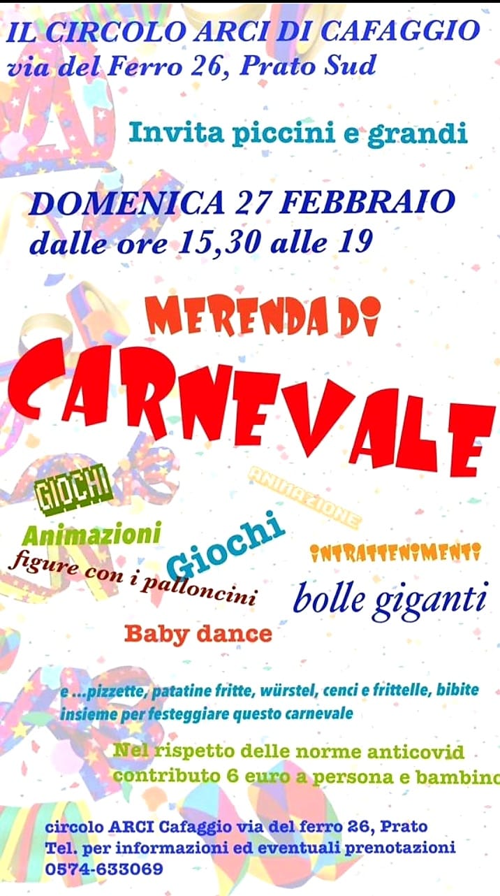 FESTA DI CARNEVALE CAFAGGIO