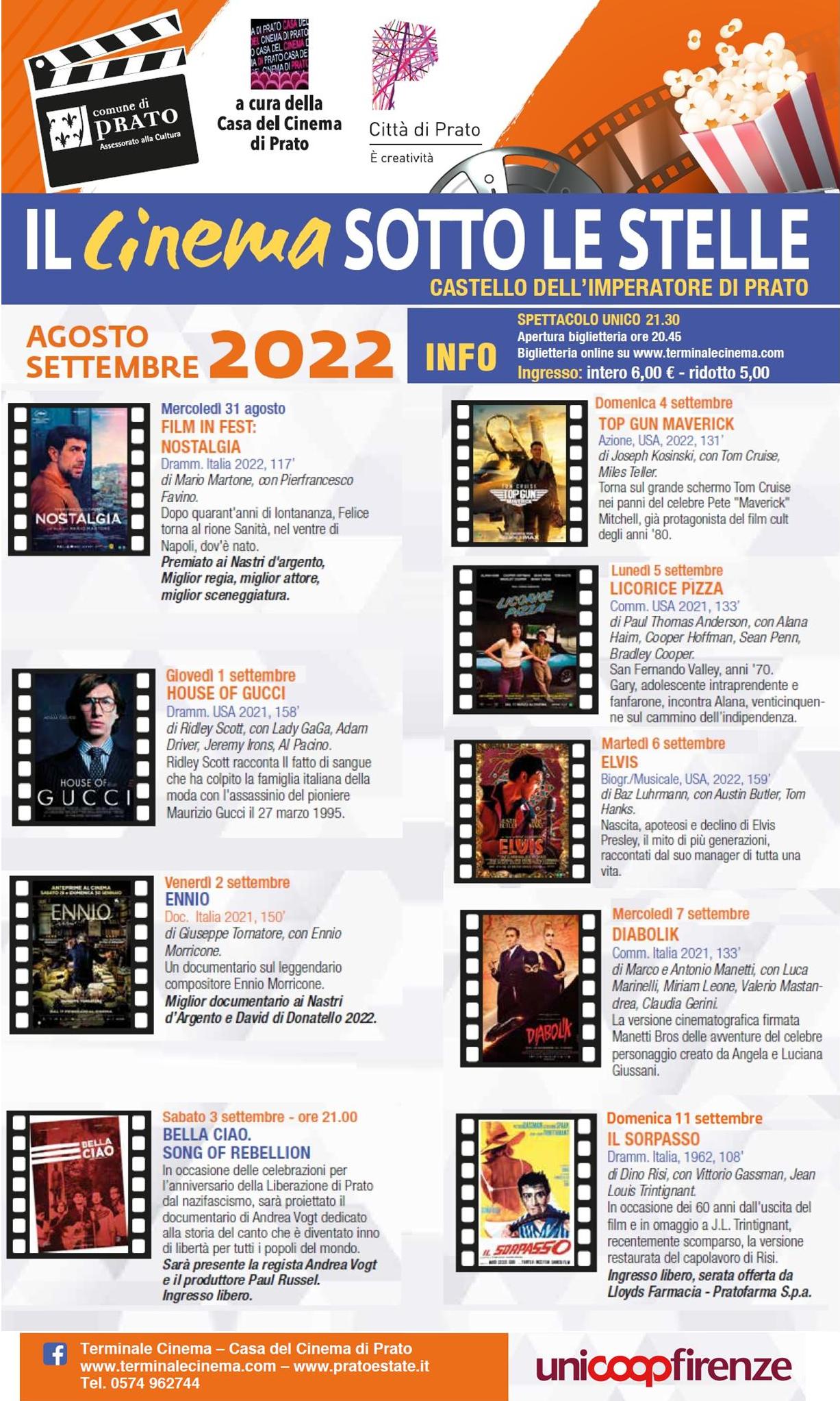 NUOVO PROGRAMMA CASTELLO 31 AGOSTO 11 SETTEMBRE
