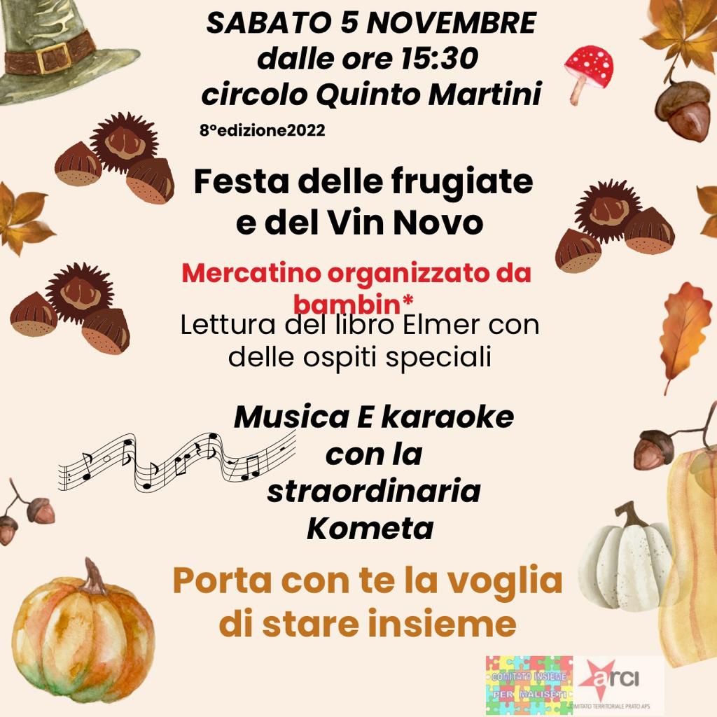 Festa frugiate e vin novo maliseti 5 novembre