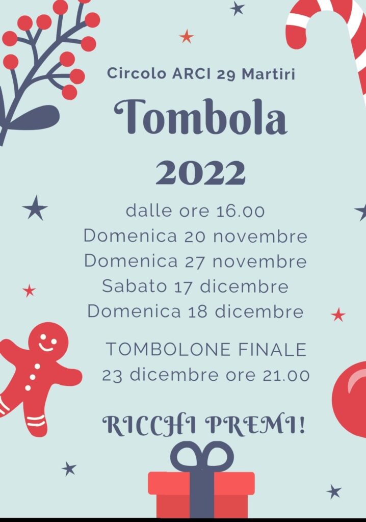 tombola circolo 29 martiri