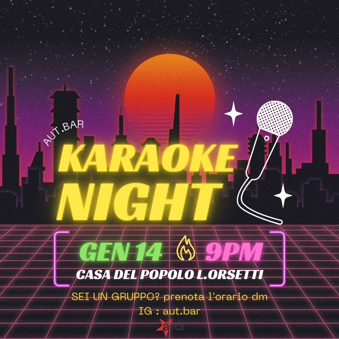 Karaoke night orsetti