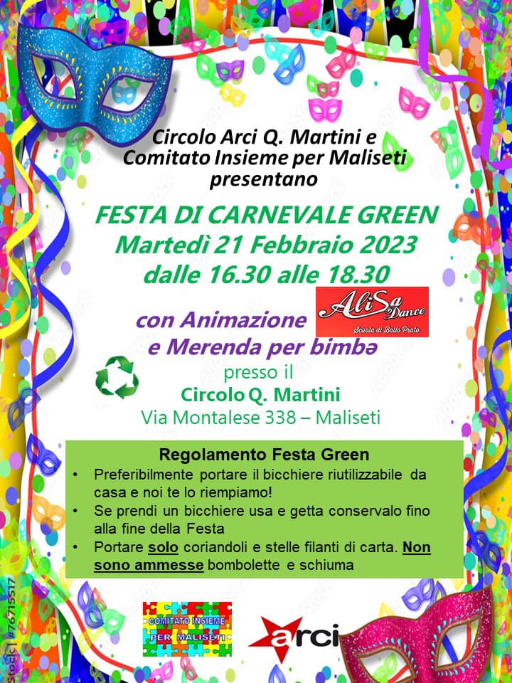 Festa di carnevale maliseti 21 febbraio
