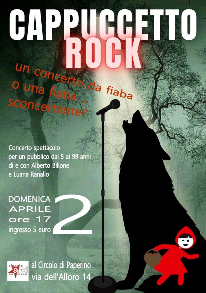 Cappuccetto Rosso Rock a PAPERINO