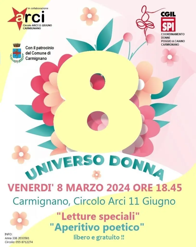 8 Marzo 11 Giugno 2024