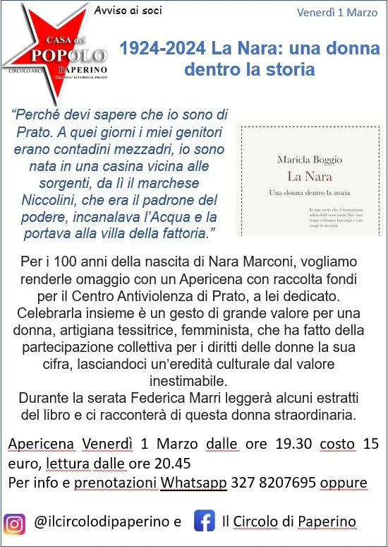 La Nara 1 Marzo Paperino
