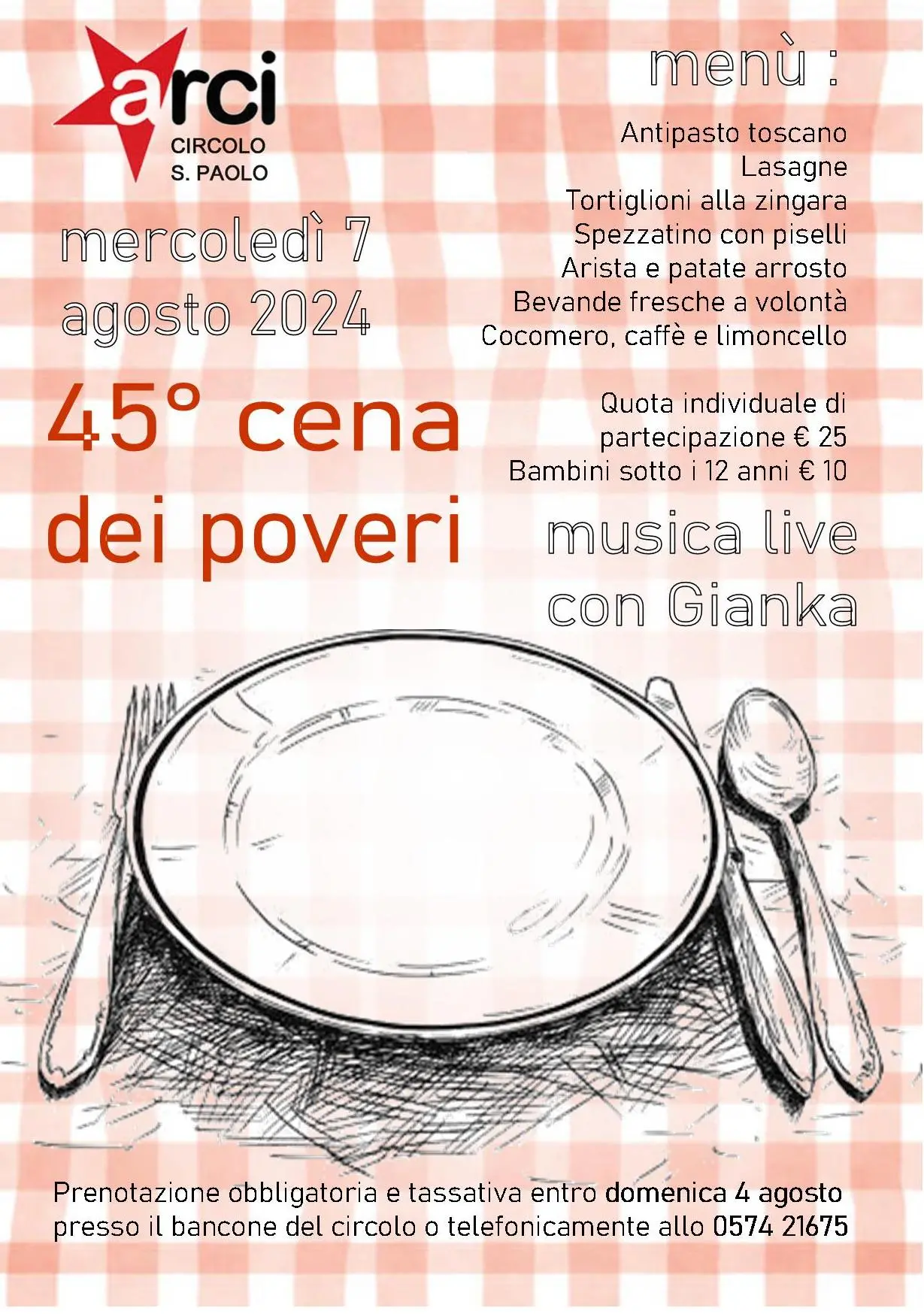45 Cena Dei Poveri