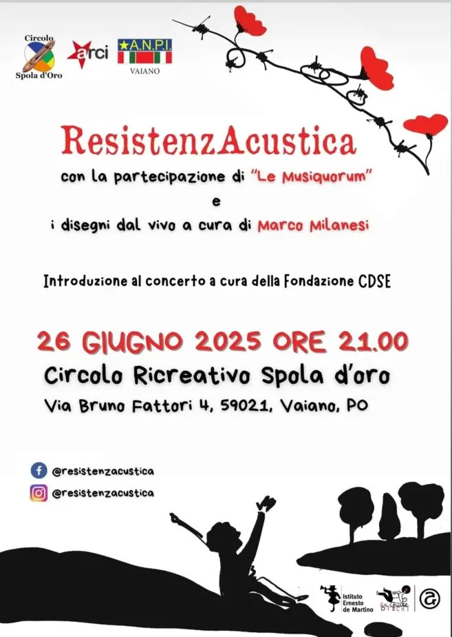Resistenza acustica spola doro 26 giu