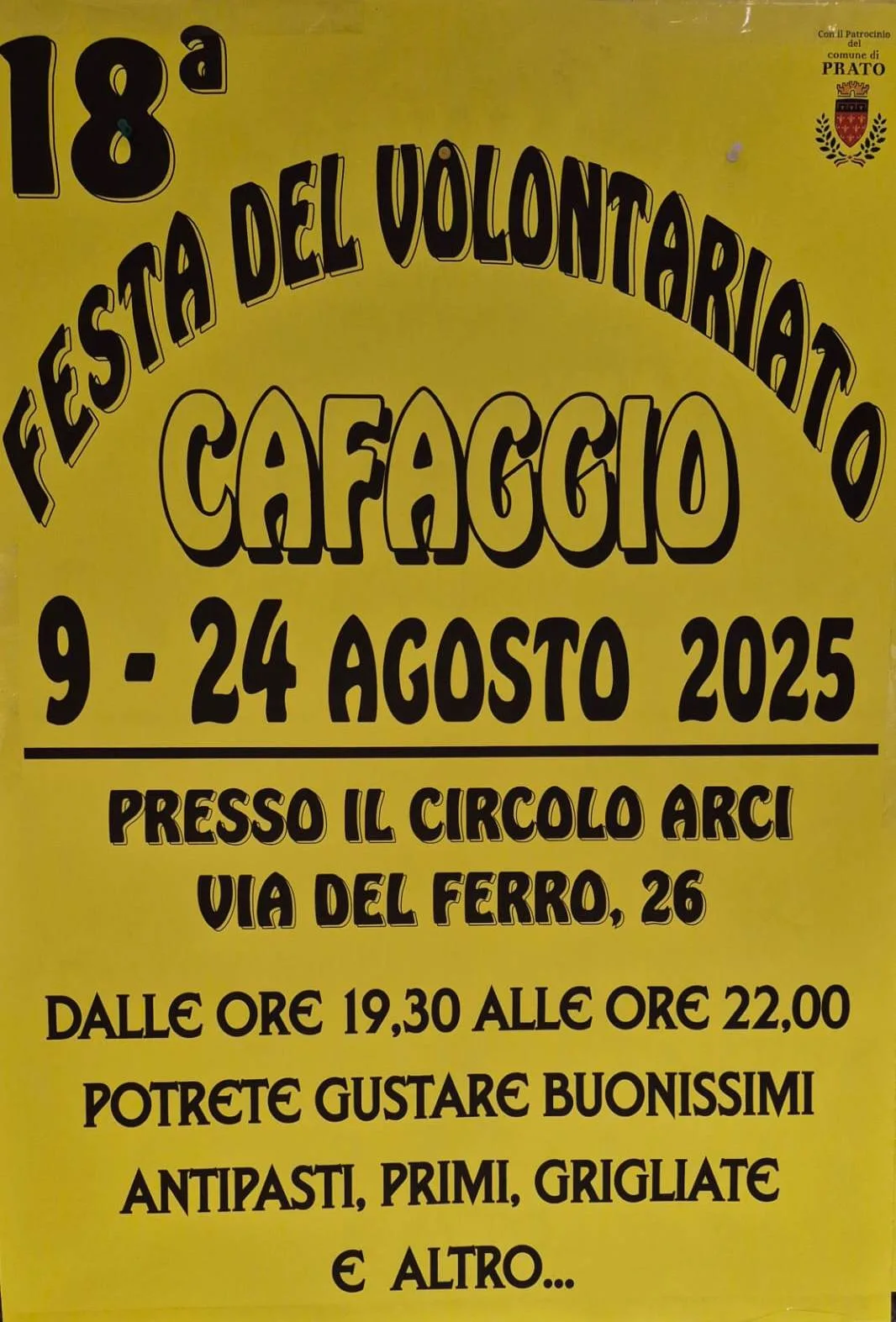 Festa del volontariato cafaggio
