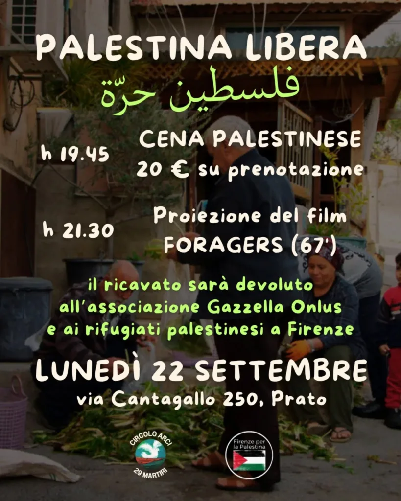 29 martiri palestina 22 settembre