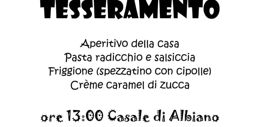 Storia camminata festa tesseramento