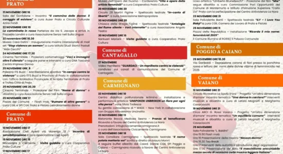 CARTELLONE 25 NOVEMBRE