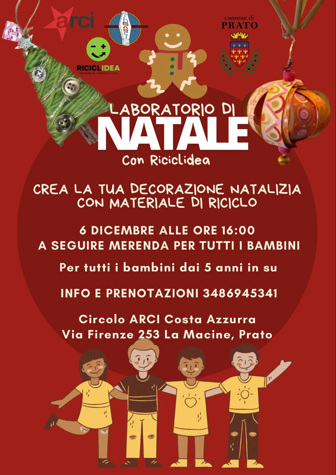 Costa azzurra lab di natale 6 dic