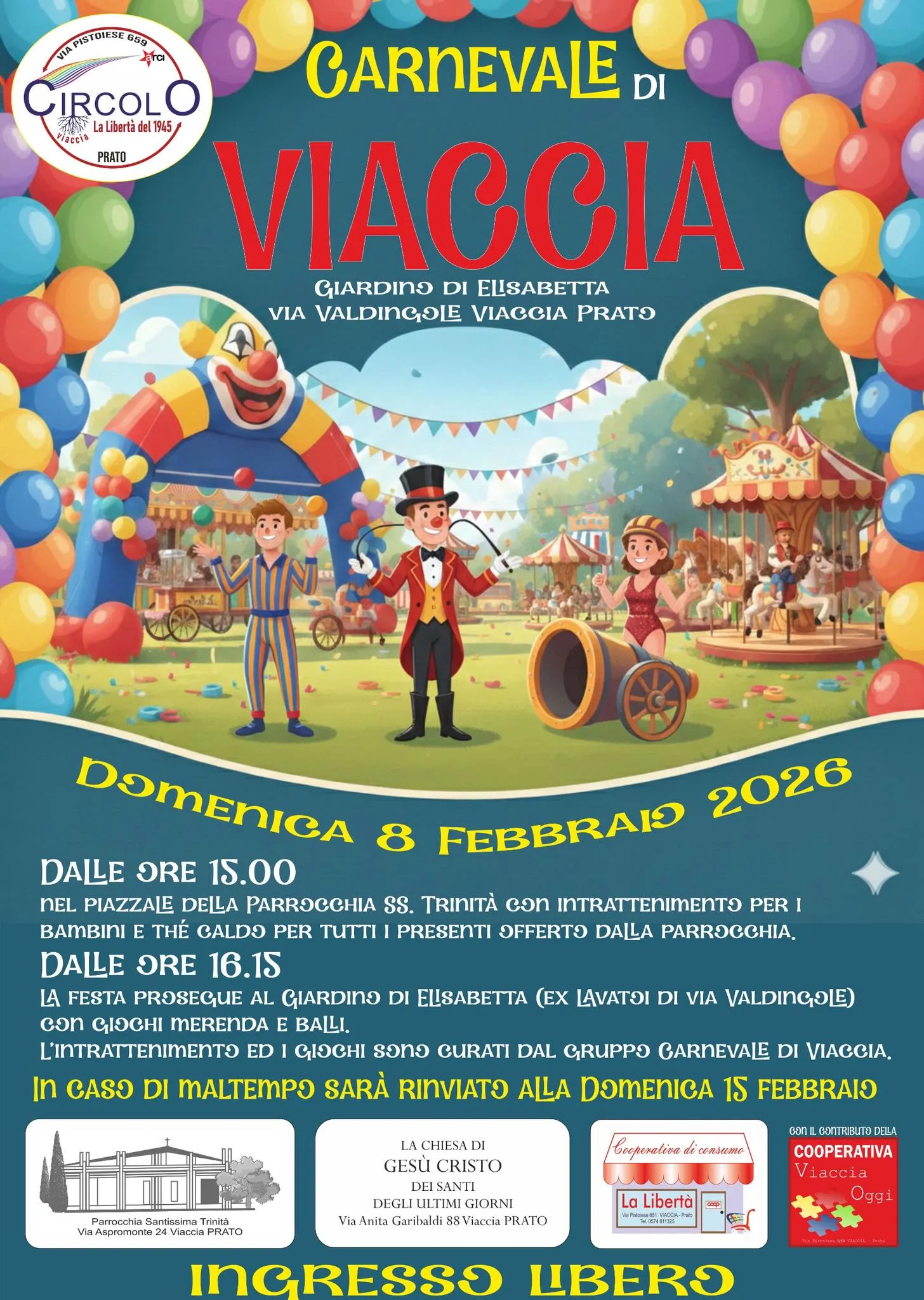 CARNEVALE DI VIACCIA 8 FEBBRAIO