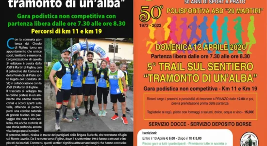 29 martiri trail tramonto di un alba