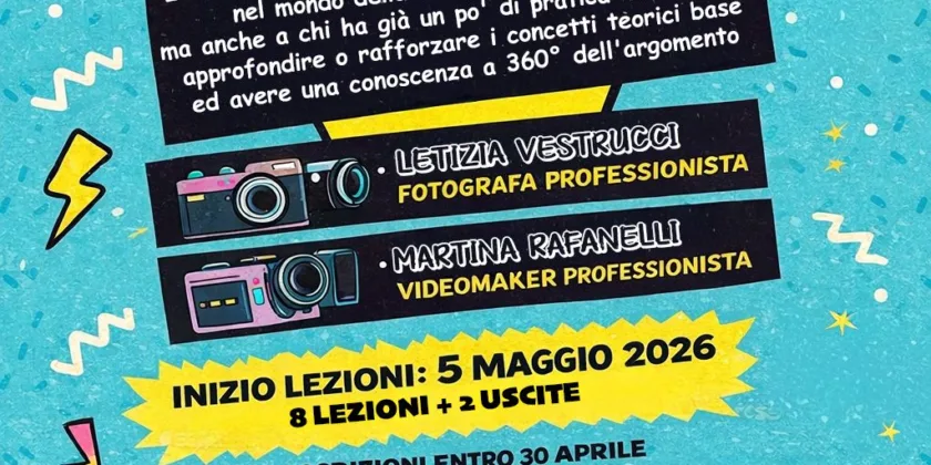 Corso fotografia circolo quinto martini maggio