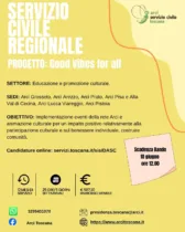 SERVIZIO CIVILE TOSCANA: APERTE LE DOMANDE