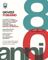 IL CIRCOLO DI FIGLINE COMPIE 80 ANNI!