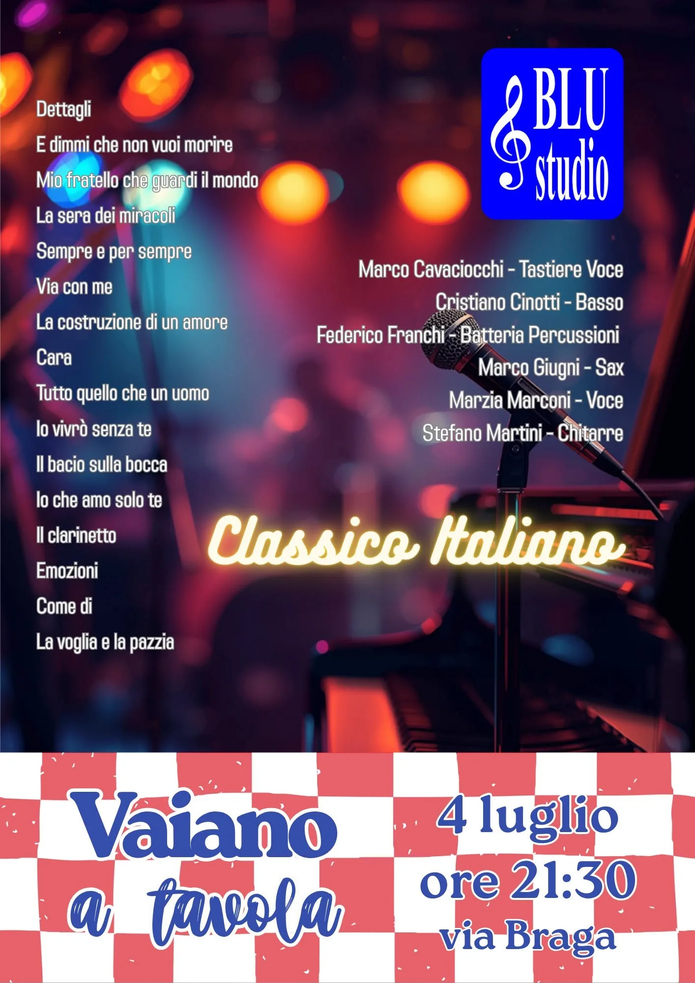 VAIANO A TAVOLA 4 LUGLIO CDP VAIANO