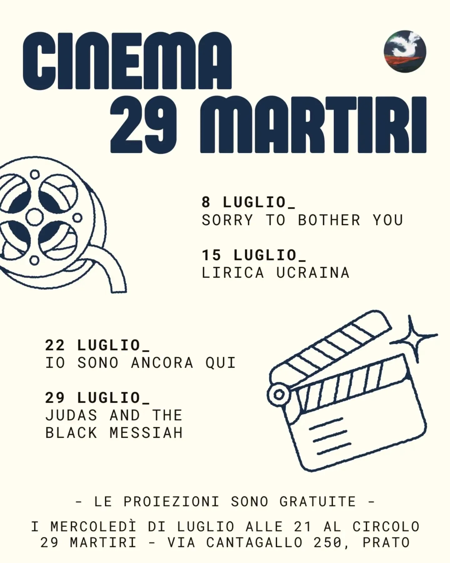 Chiosco cinema luglio